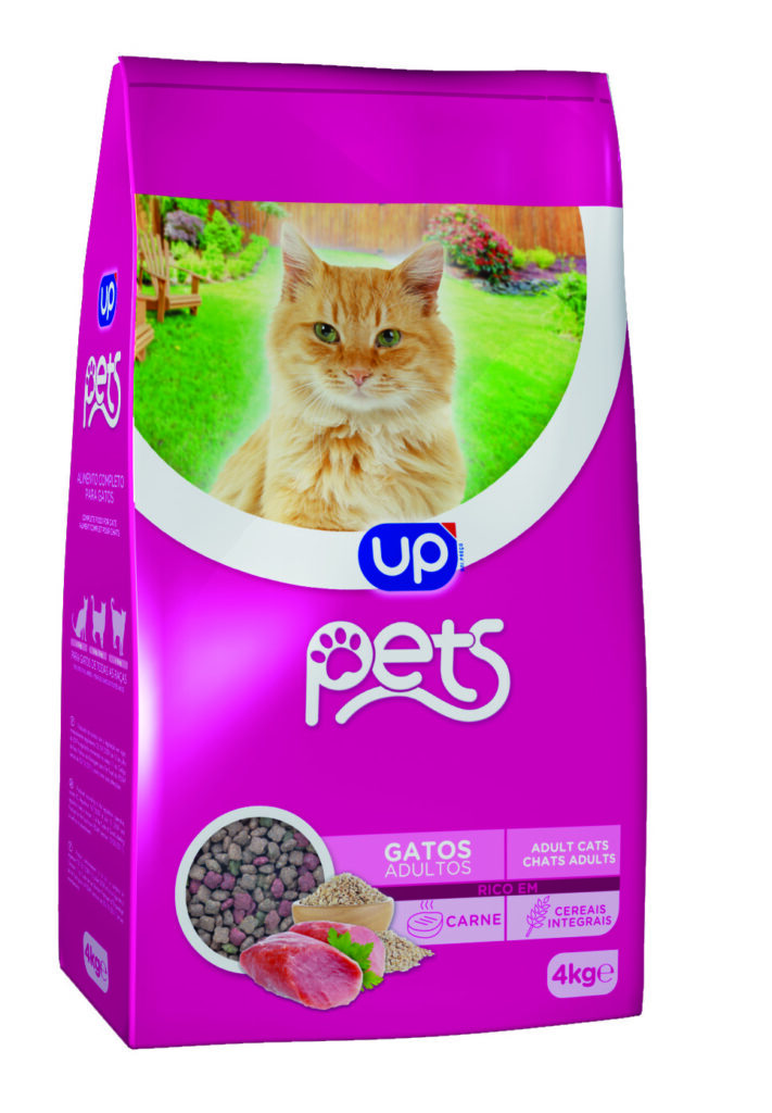 Alim. Completo Seco Gato Carne UP Pets 4kg