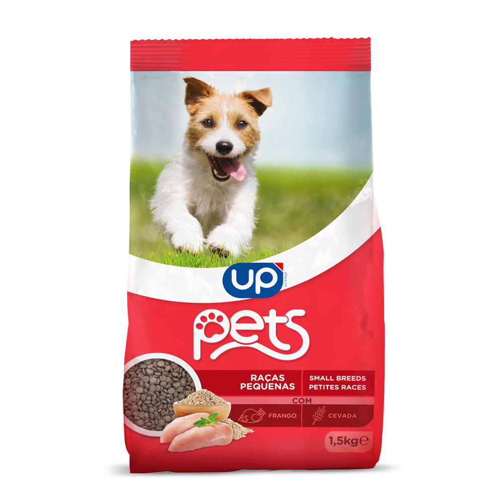 Alim. Completo Seco Cão Raças Pequenas UP Pets 1,5kg