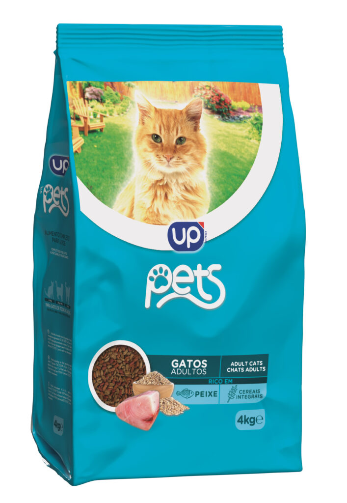 Alim. Completo Seco Gato Peixe UP Pets 4kg