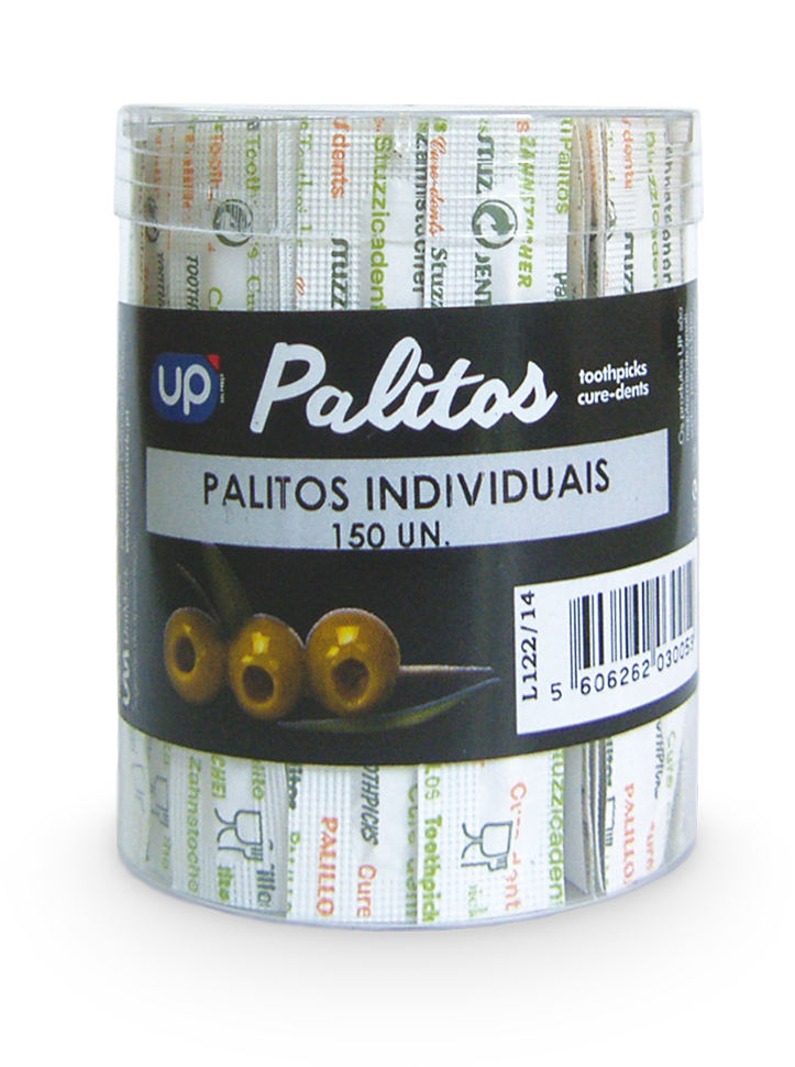 Palitos Individuais UP 150un