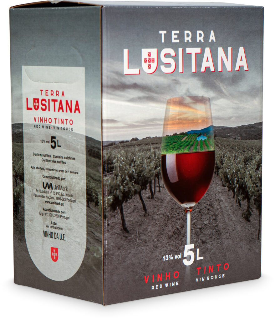 Vinho de Mesa Terra Lusitana Tinto 13º vol. BiB 5lt