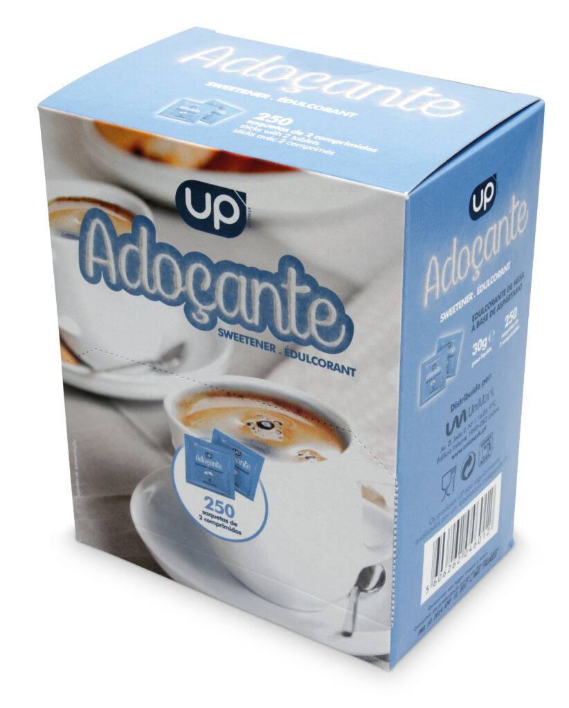 Adoçante UP Caixa 250 saq. x 2 comp.