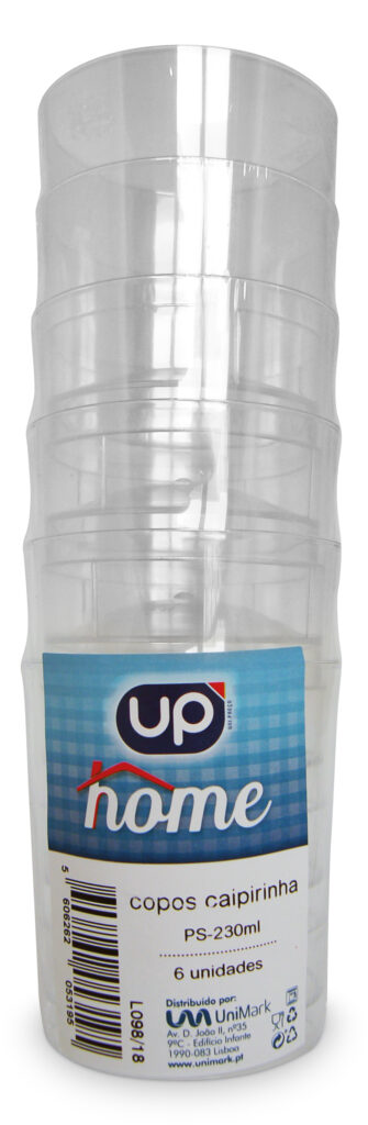 Copos Caipirinha Transparente 23cl UP Home 6un