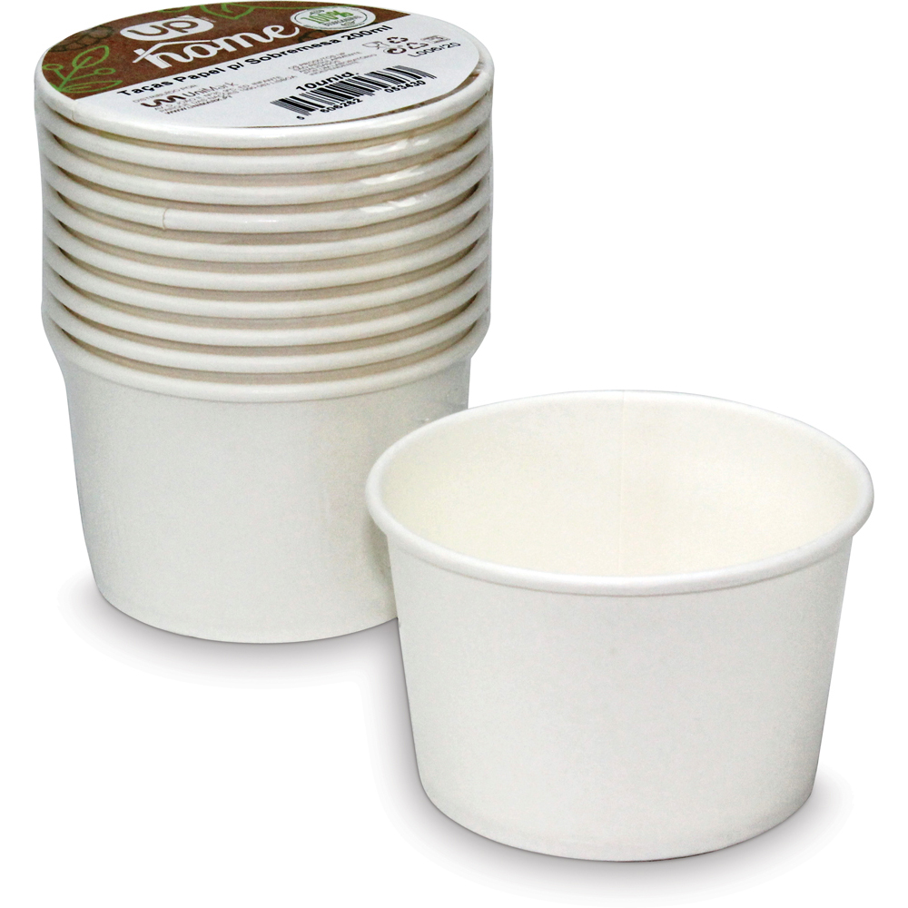 Taça Papel p/Sobremesa UP Home 200ml 10un