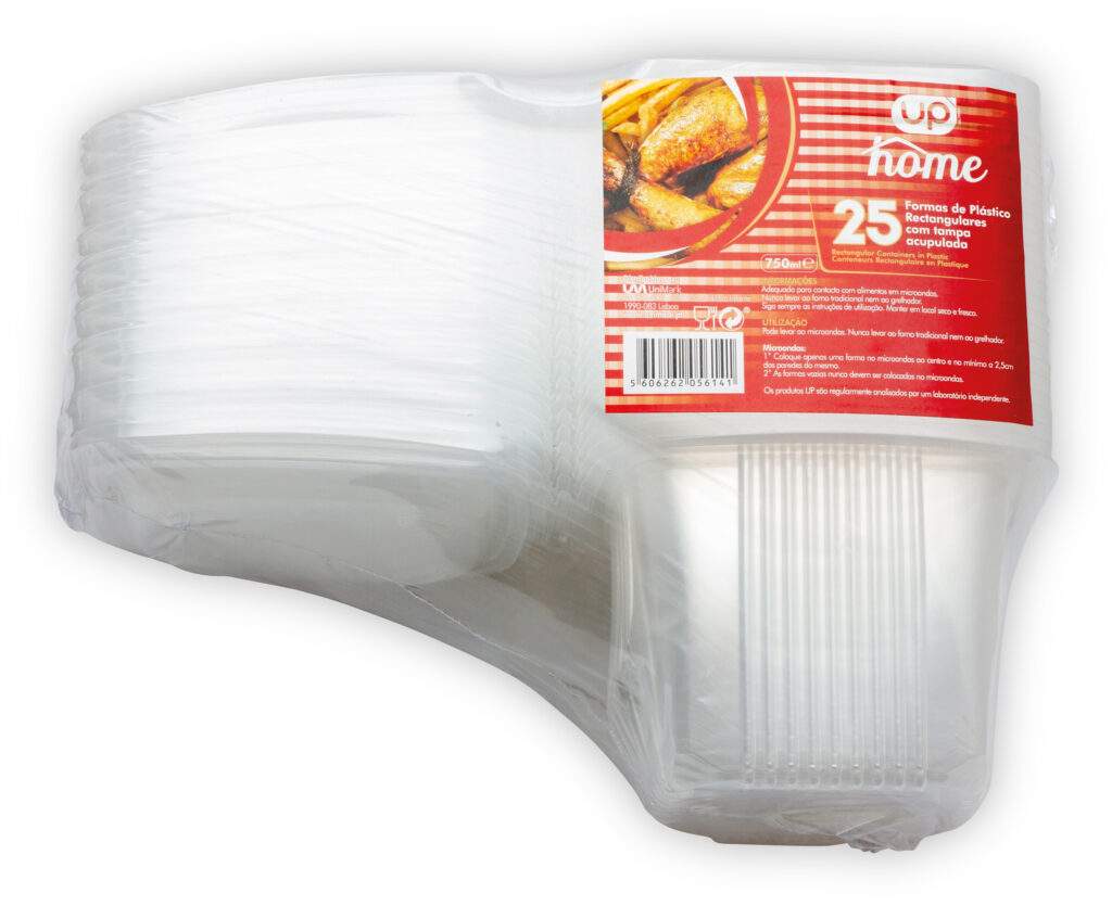 Forma de Plástico 750ml UP Home 25un