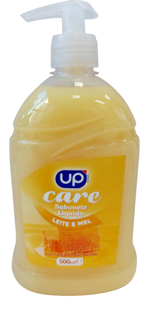 Sabonete Líq. Leite e Mel UP Care Dos. 500ml