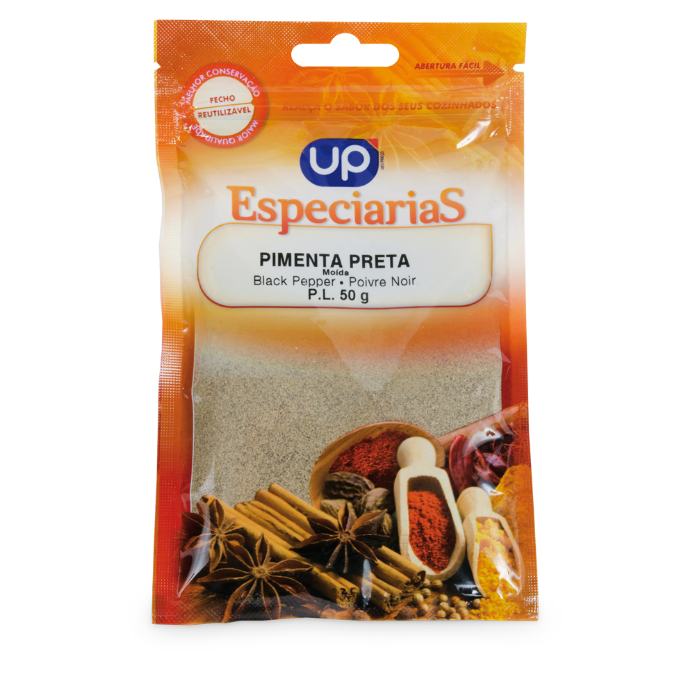 Pimenta Preta Moída UP 50g