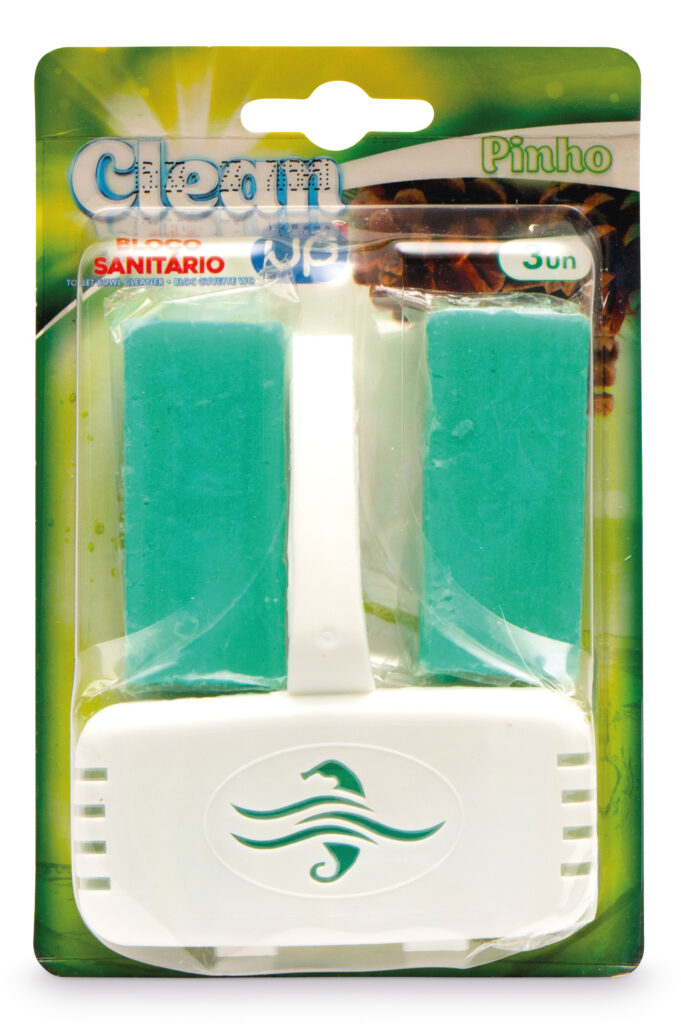Bloco Sanitário Sólido Pinho Clean UP 3x30g