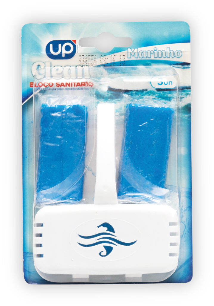 Bloco Sanitário Sólido Marinho UP Clean 3x30g