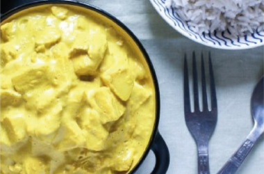 Caril de Frango com Gengibre, Maçã e Canela