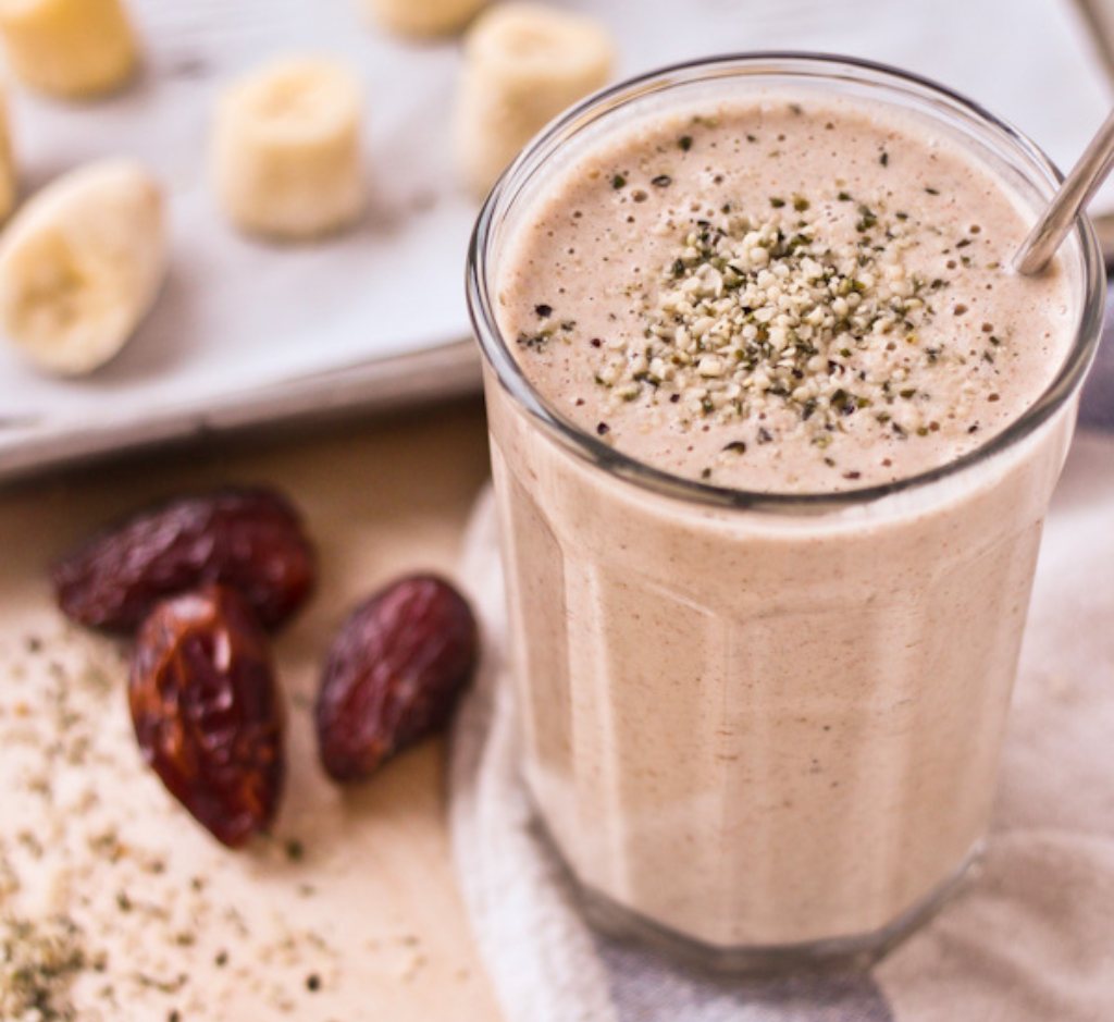 Smoothie de Amêndoa Rosa