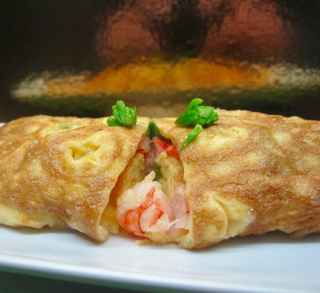 Omelete de Camarão