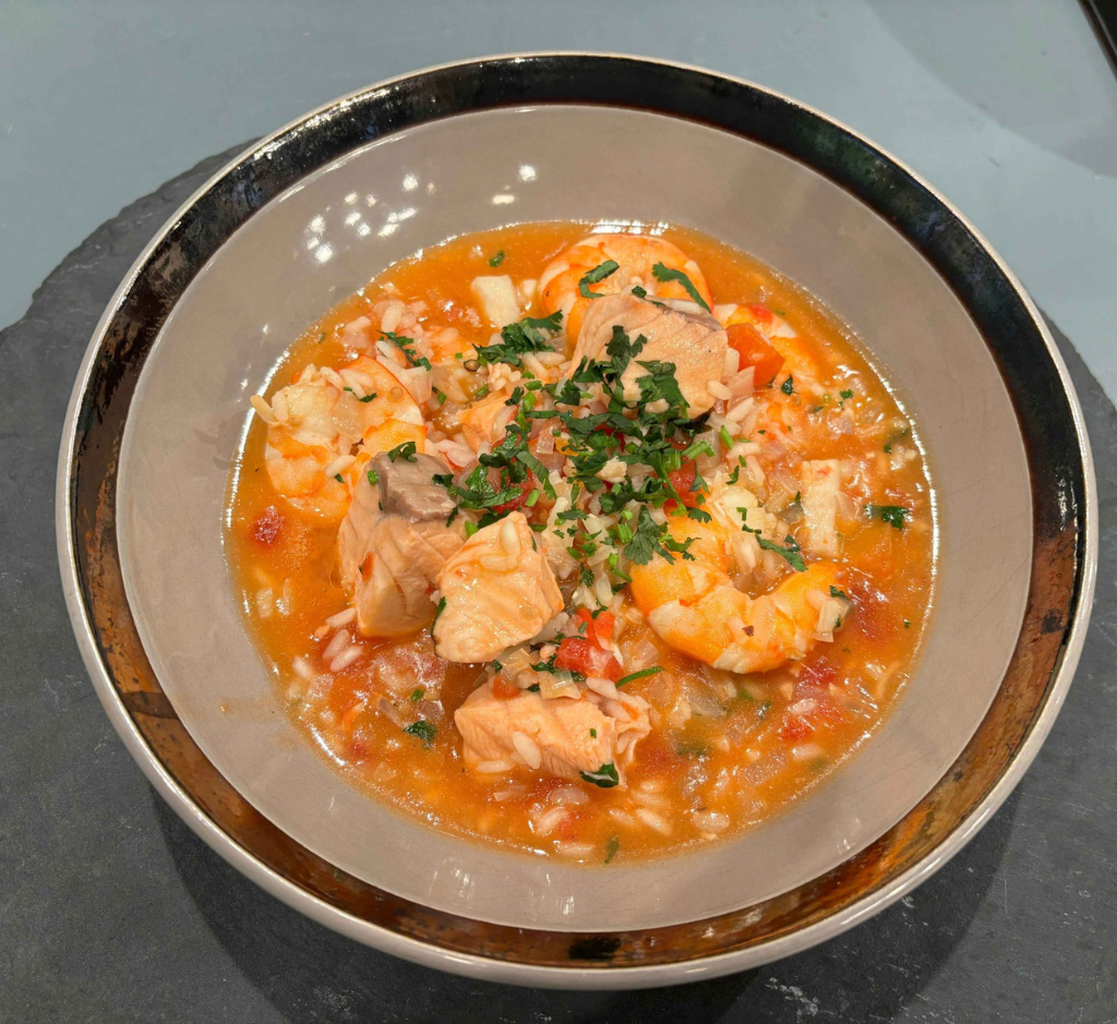 Arroz de Peixe e Camarão