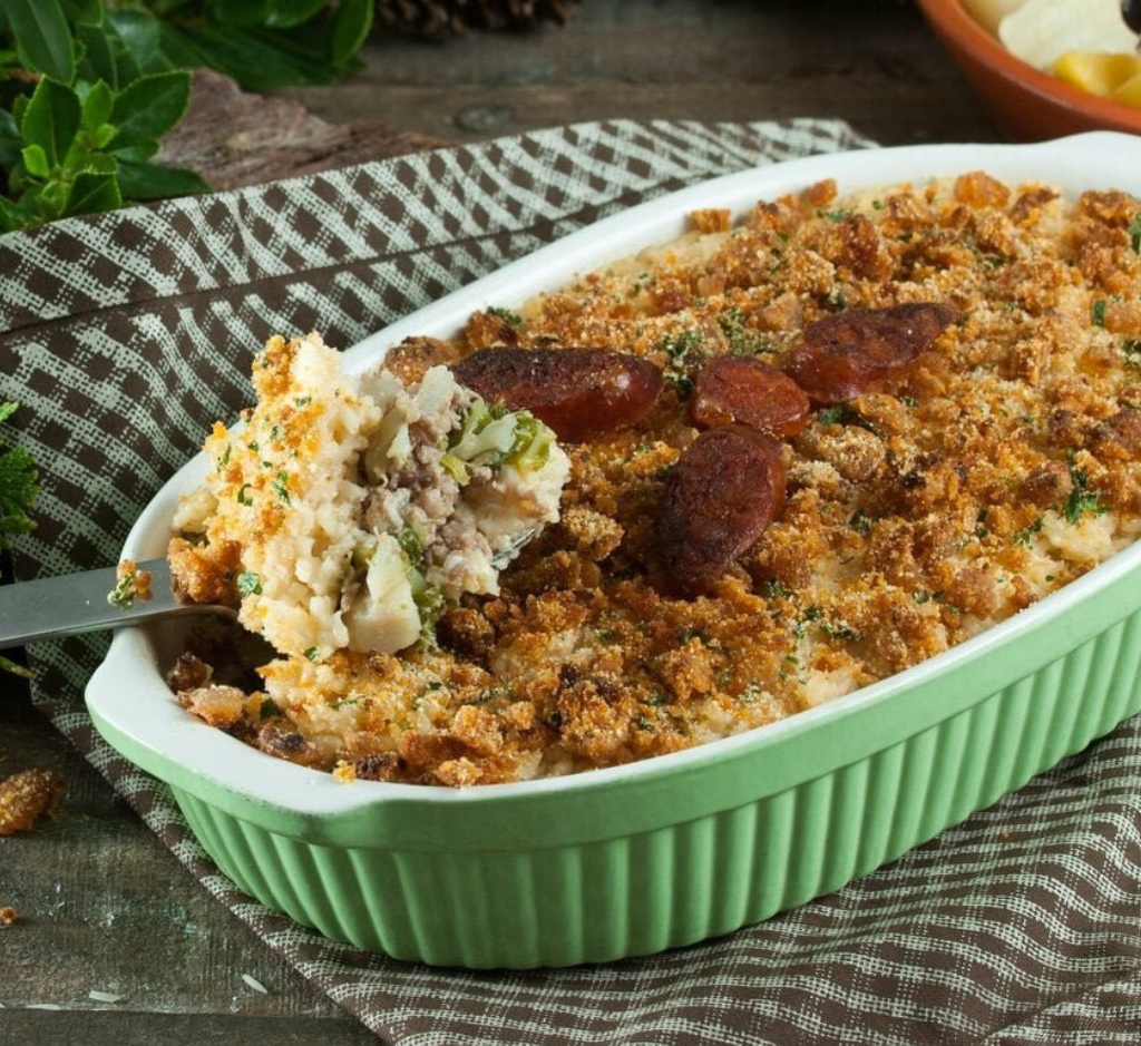 Arroz de Cozido à Portuguesa no Forno