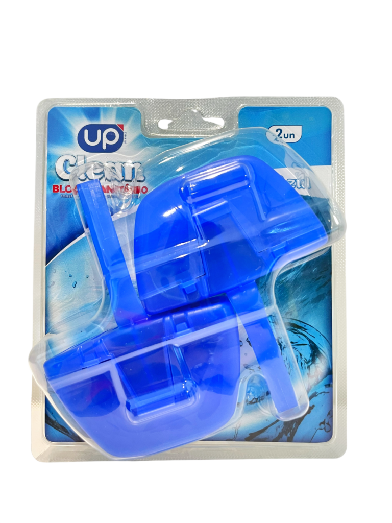 Bloco Sanitário Perfumado Marinho Água Azul UP Clean 2x40g