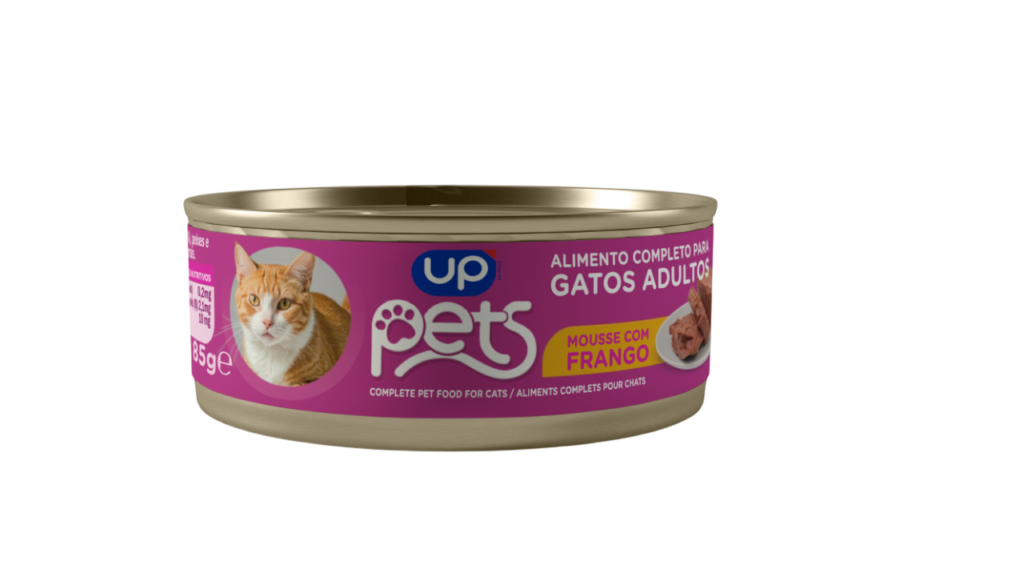 Alim. Húmido p/ Gato Mousse Frango UP Pets 85g