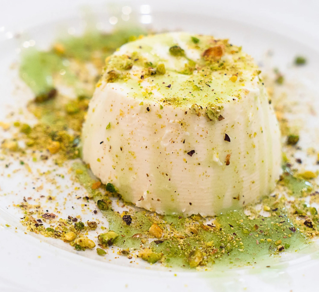 Panna Cotta de Pistacho