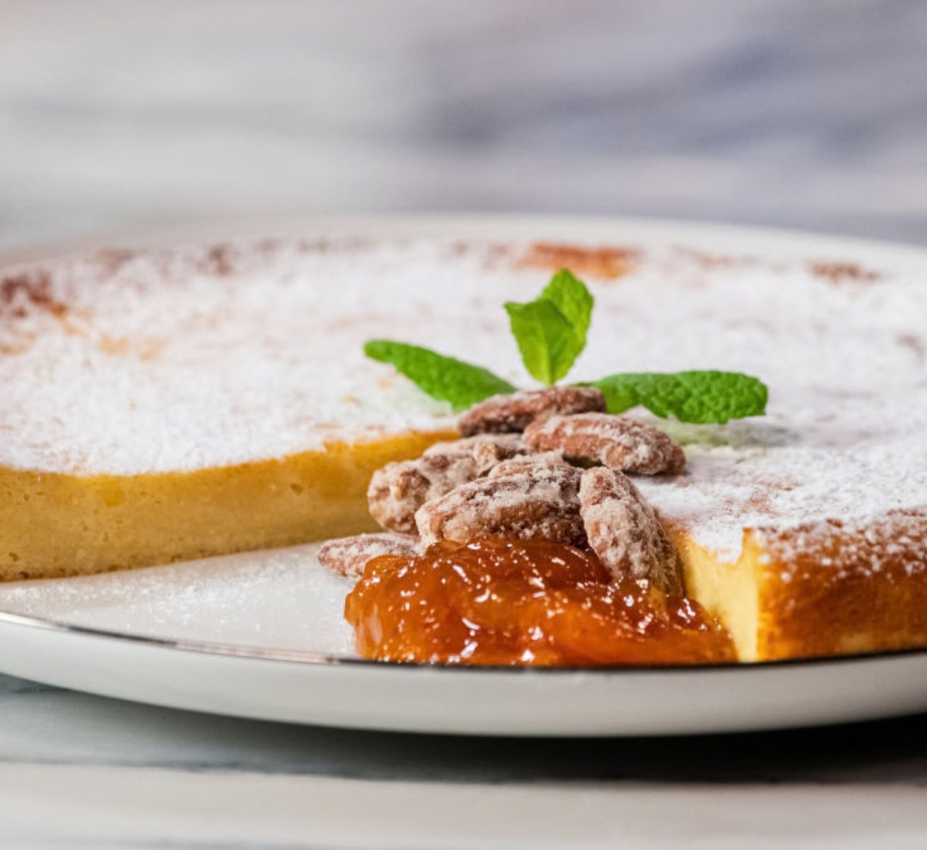 Tarte de Requeijão com Doce de Abóbora