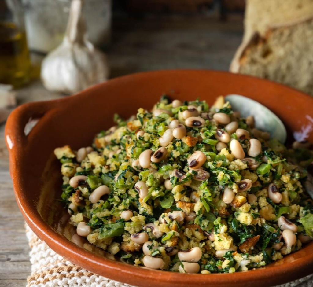 Migas de Couve Galega